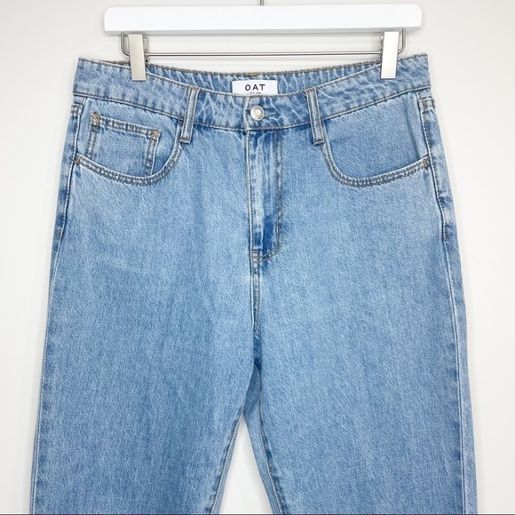 OAT High Rise Straight Leg Jeans Size 28 - Picture 2 of 9